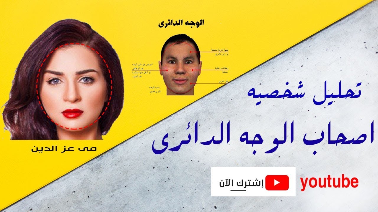 تعلم كيف تكشف اسرار الاخرين من ملامح الوجة - فراسة الوجة الدائرى