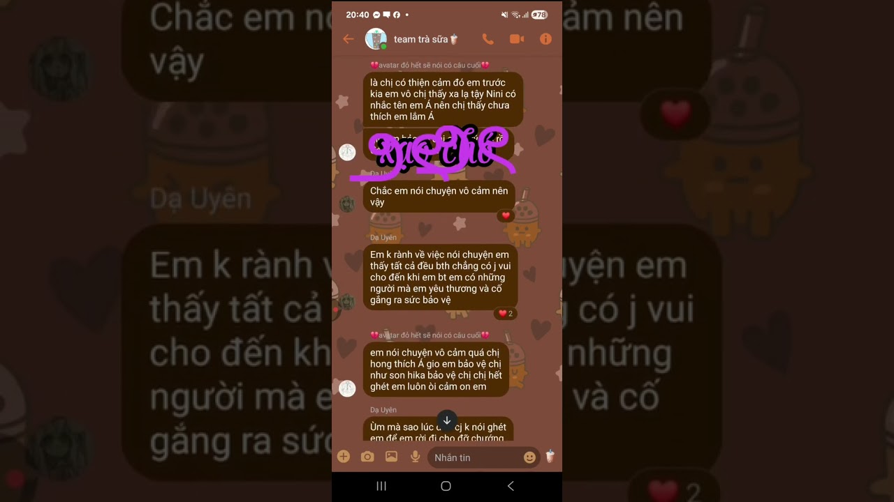 T cũng dell muốn show tin nhắn của nhóm đâu mà @Mikohaycoc cứ bảo team bắt nạt nó?