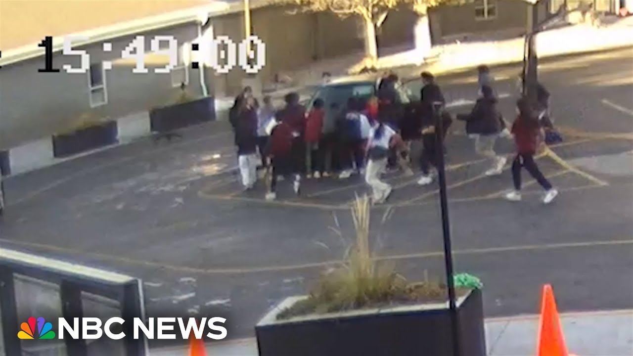 Watch students rescue mother and child trapped under car