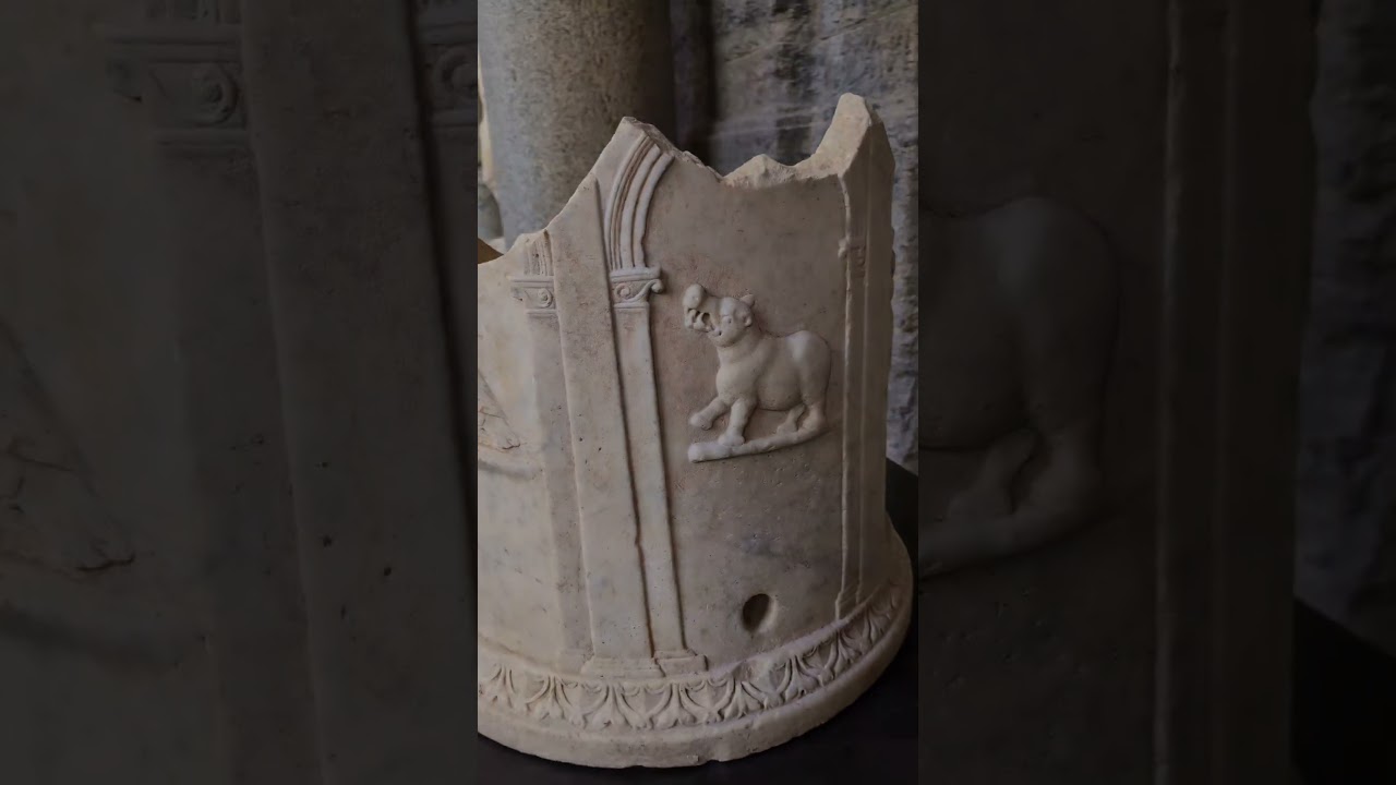 Roman Well-head: Ancient Sculpture #RomanHistory #AncientRome #AncientArtifact #RomanEmpire #History