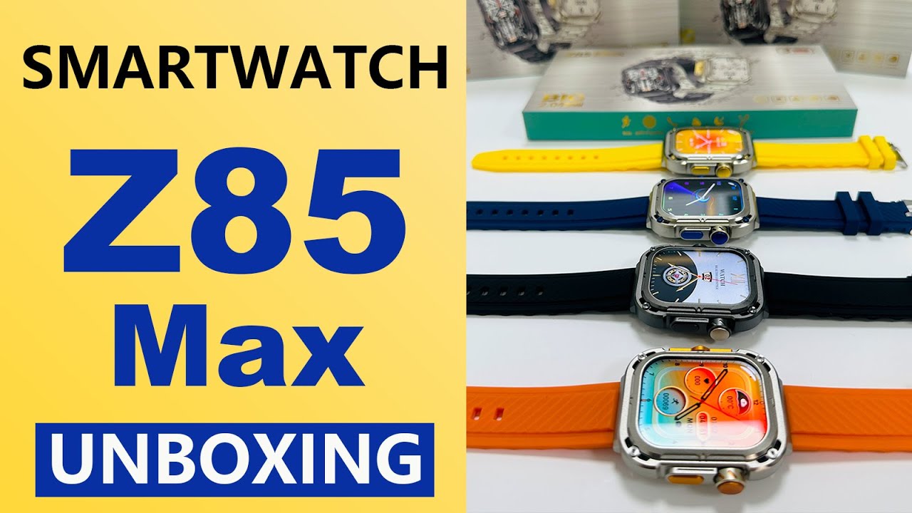 Z85Max  Smartwatch🔥|| 4600mAH⚡️|| AMOLED (2.04 inch) has a resolution of 320*385