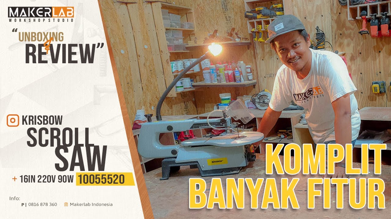 Review Scroll Saw Krisbow