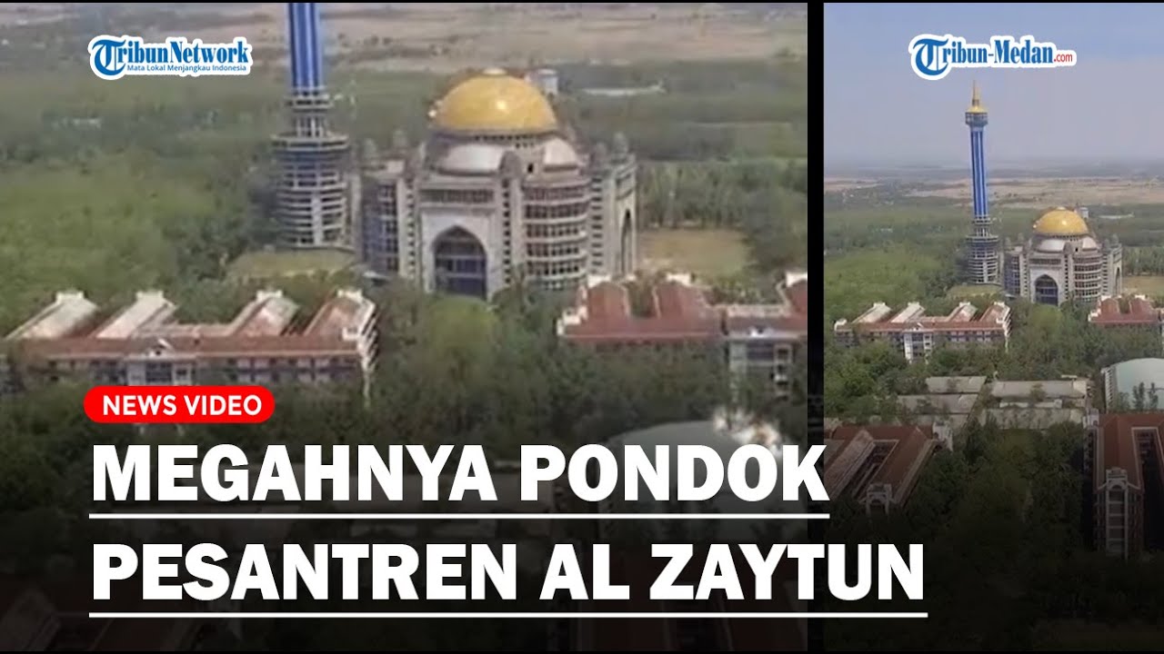 Megahnya Pondok Pesantren Al Zaytun yang Didirikan Panji Gumilang di Atas Lahan Seluas 1200 Hektar
