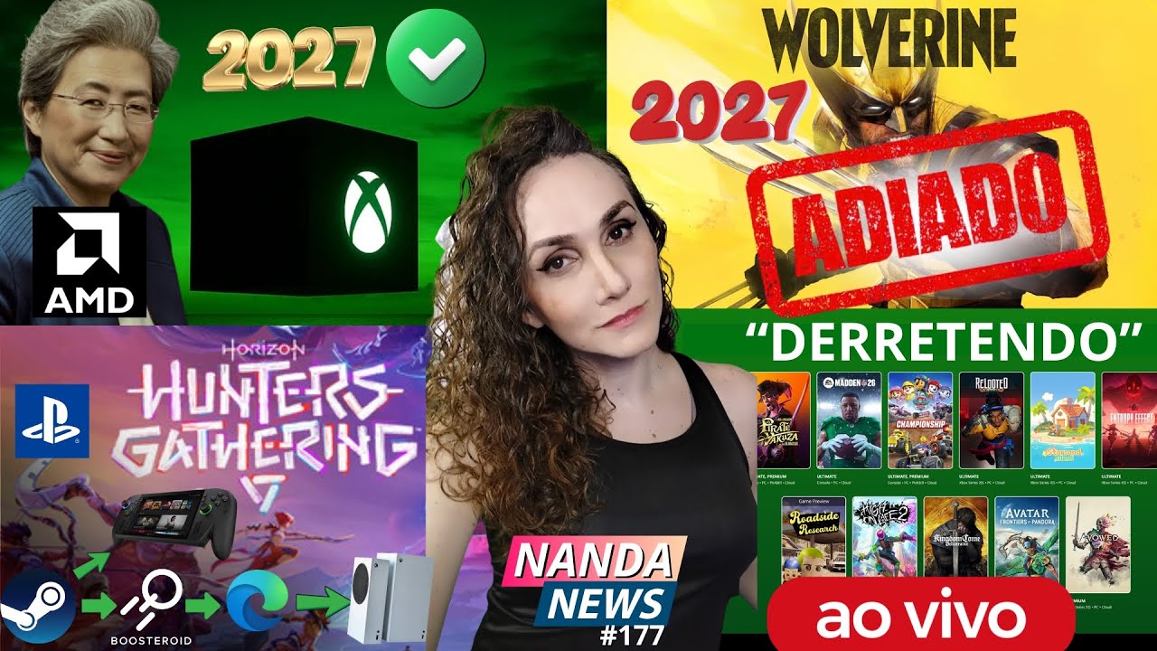 Novo Xbox em 2027! Wolverine adiado e first party Sony day one PC e Xbox Rog Ally! Avatar Gamepass!