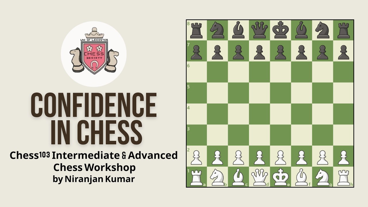 Confidence in Chess - Leicester Chess Society Intermediate & Advanced Chess Workshop 27/02/2026