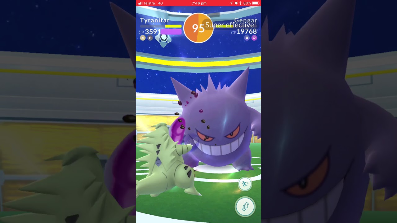 Pokémon Go - Level 3 Raid - Gengar Solo