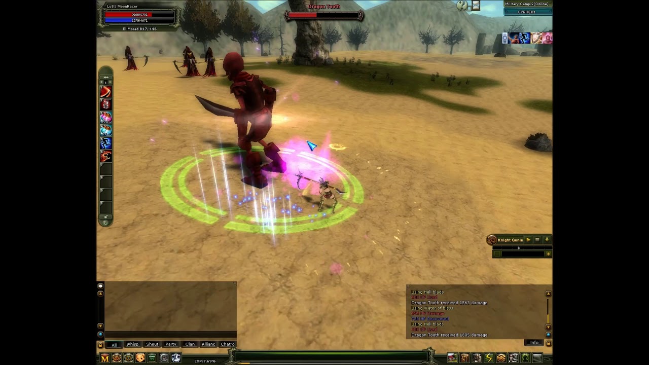 Knight Online Dragon Tooth Boss Kill 9/10/2018