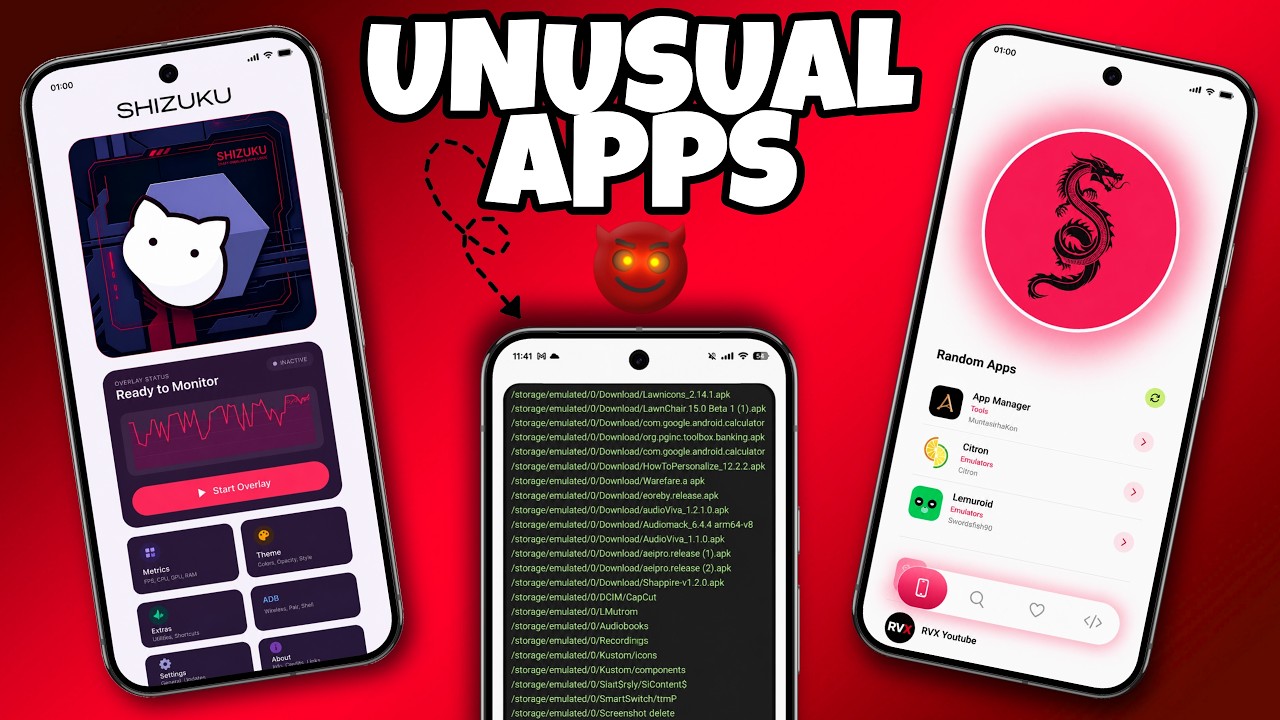 8 Insane HIDDEN Android Apps to Unlock the PRO Side of Your Android Phone 👹 | Android Customisation