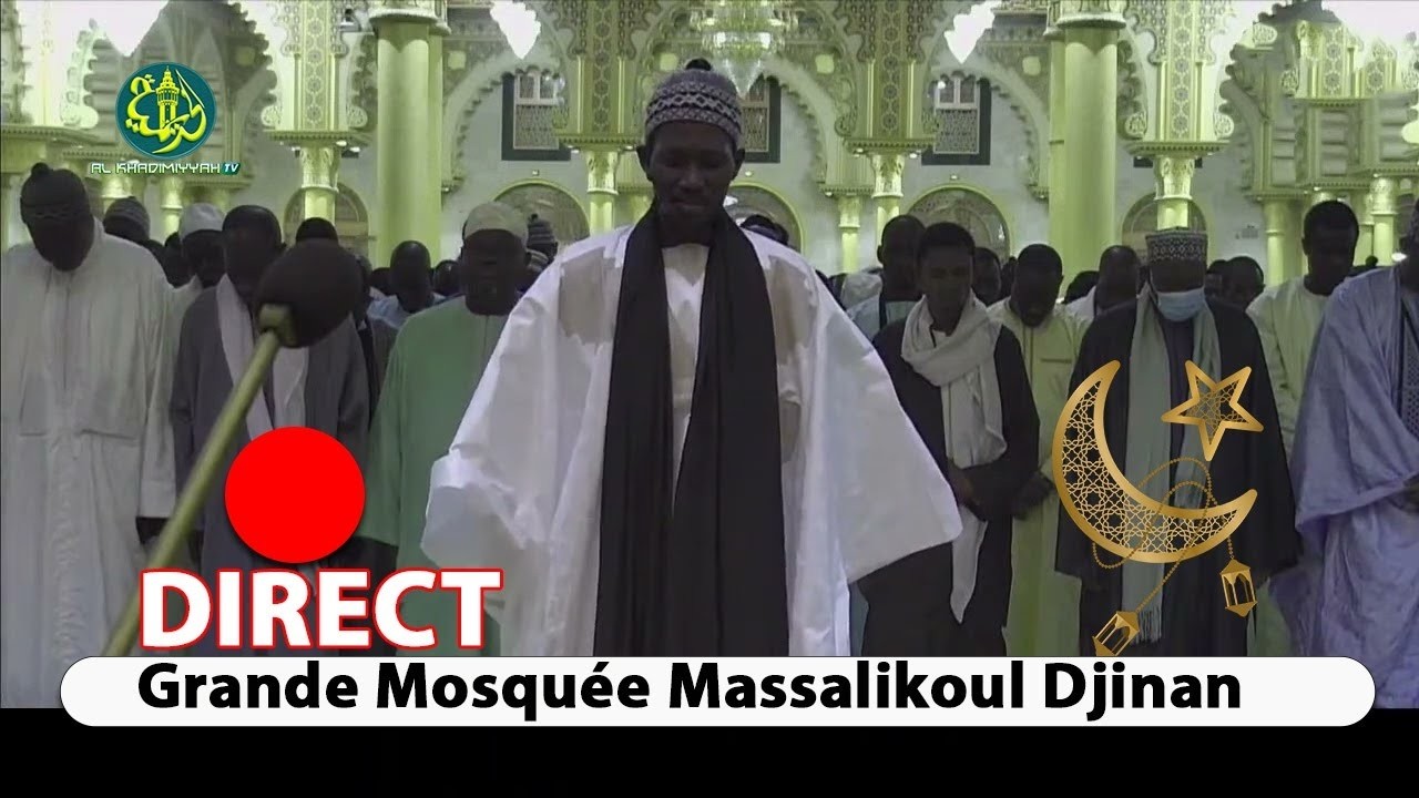 🔴EN DIRECT | Grande Mosquée Massalikoul Jinaan | Nafilah Ramadan 1447 – 6èm Nuit 🌙 | 23 février 2026