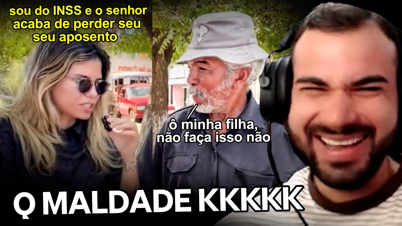 FINGINDO SER DO INSS E CORTANDO O APOSENTO DOS IDOSO | Cortes do Francisco