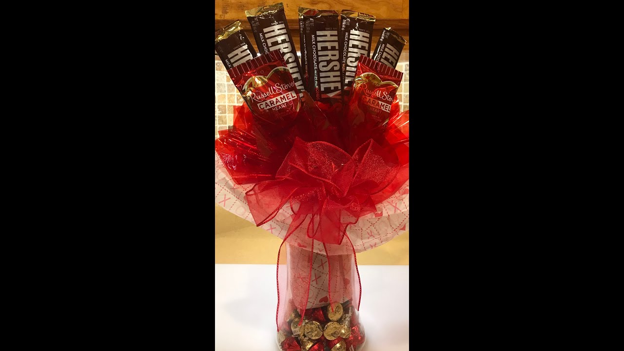 Valentine's Day Candy Bouquet DIY #VirtualKitchenwithLaura
