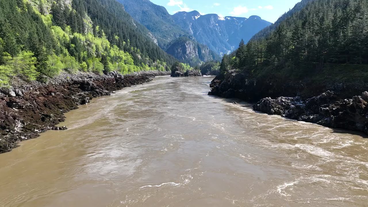 Fraser River - Dry Rack Canyon Fly Through