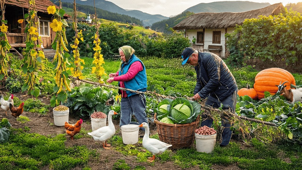 Village Life in the Carpathian Mountains Far from Civilization | Preparing for Winter
