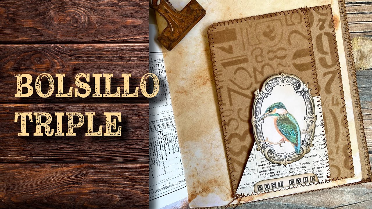 Bolsillos triples para tus journals