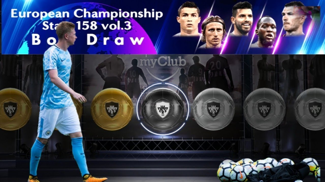 Black Ball Opening European Championship Stars 158 PES 2018