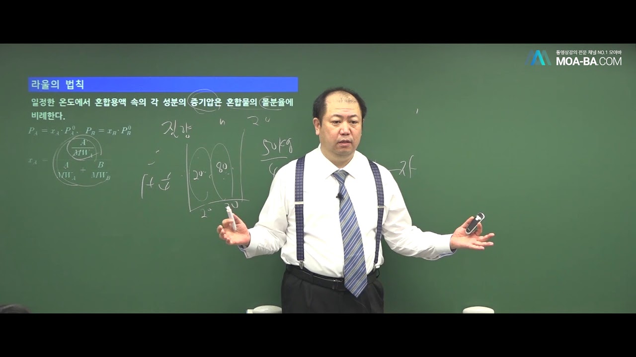 소방기술사(심화반) | 요해 part1 | 달톤의 분압 법칙, 라울의 법칙 | 김정진 기술사 | 모아소방학원