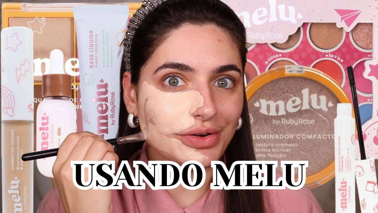 MAKE SÓ COM MELU - RUBY ROSE com lançamentos 🙆🏻‍♀️