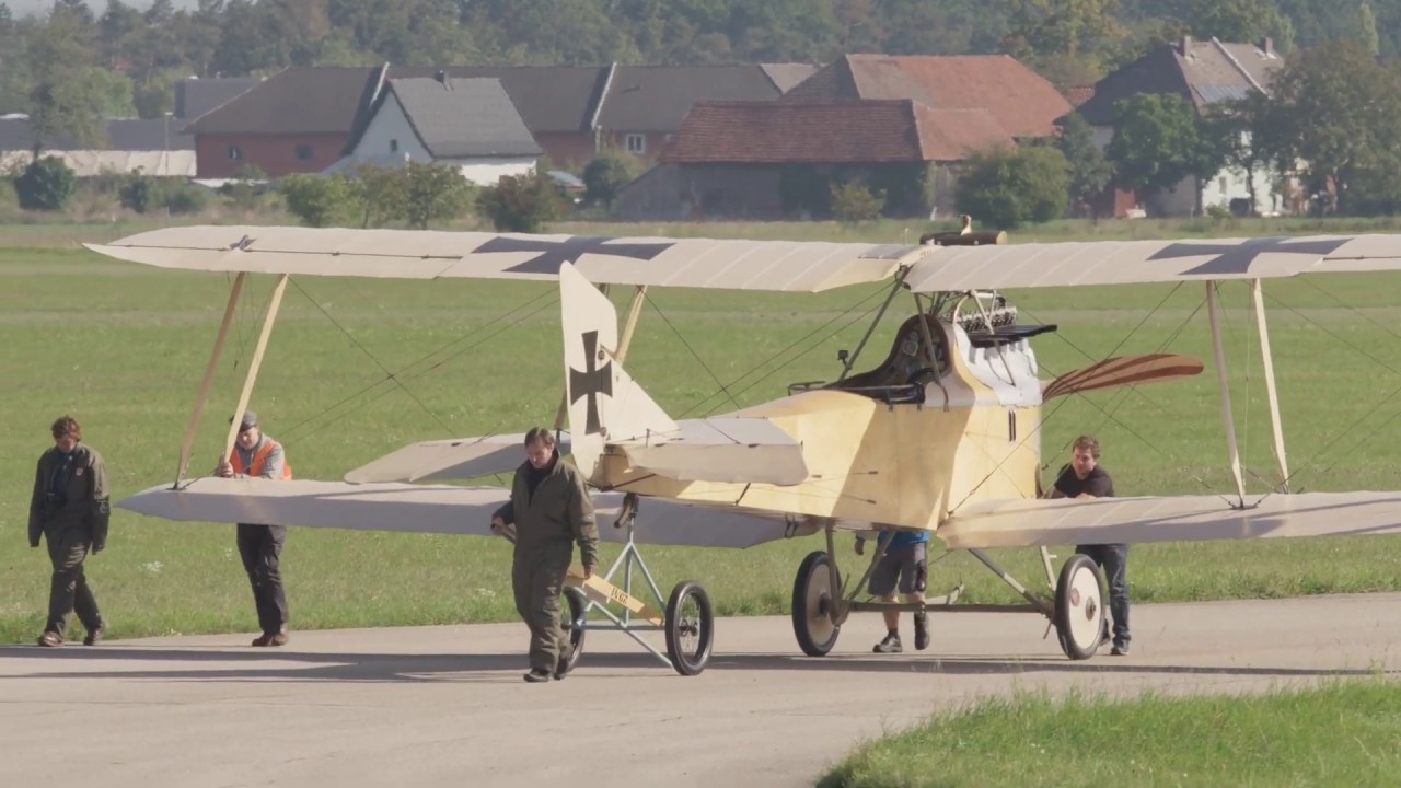 Flug der Hansa Brandenburg C1 von Wr. Neustadt nach Mattsee