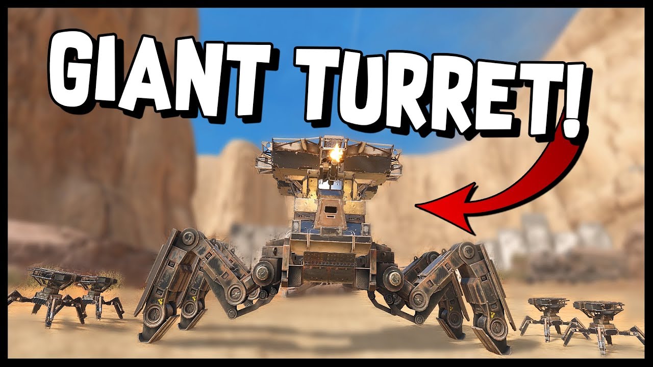 Crossout - THE GIANT TURRET! - Crossout Gameplay