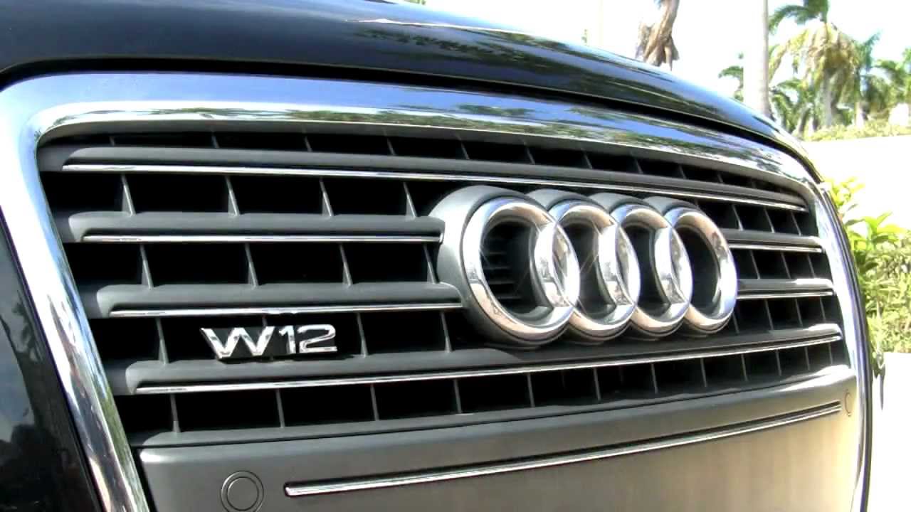 2007 Audi A8L W-12 Brilliant Black Autos of Palm Beach