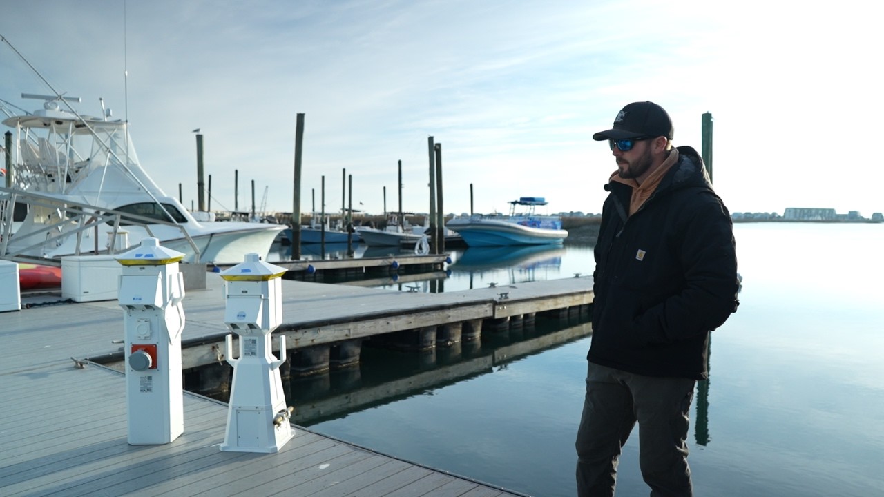 New Power Pedestals On The Docks