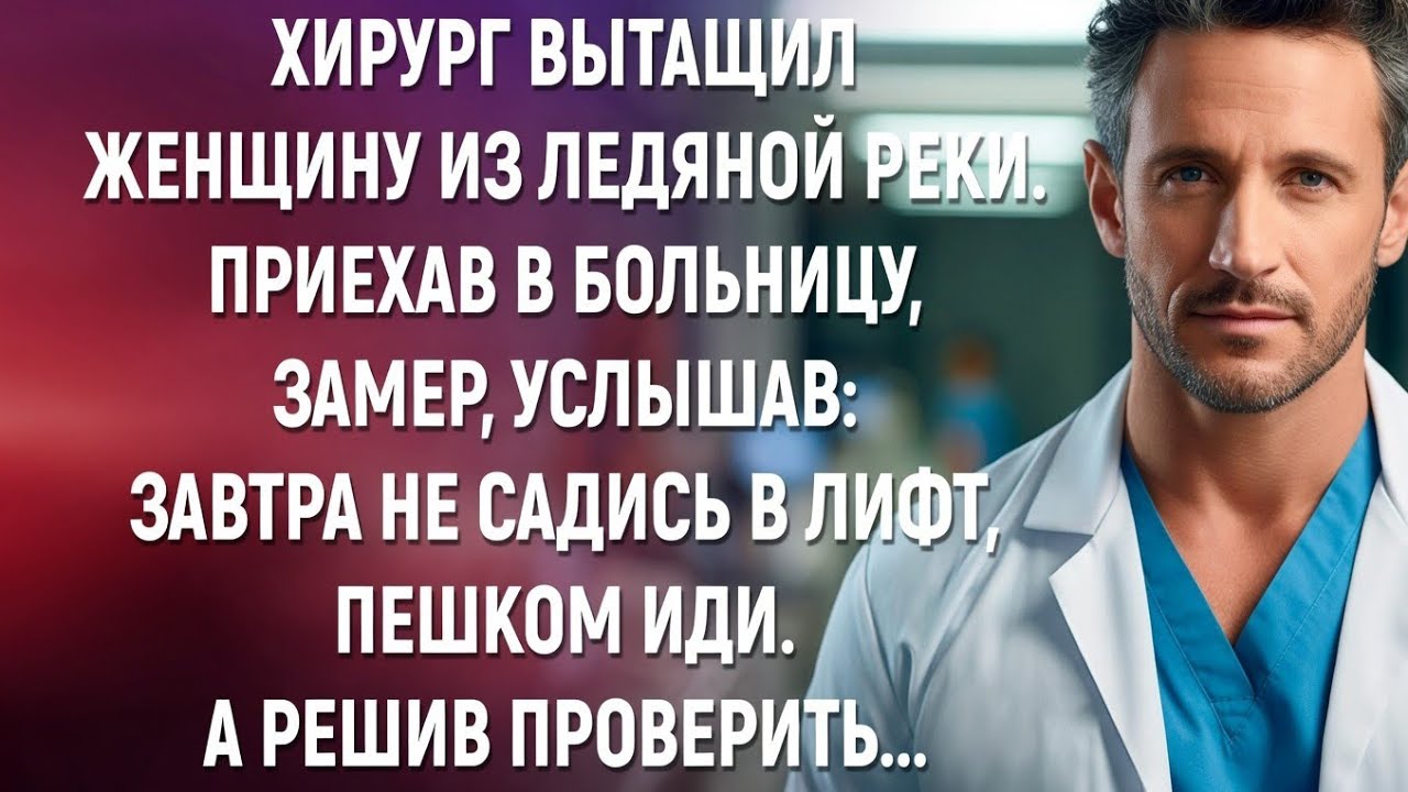 Хирург вытащил женщину из ледяной реки. Приехав в больницу, замер, услышав: завтра…