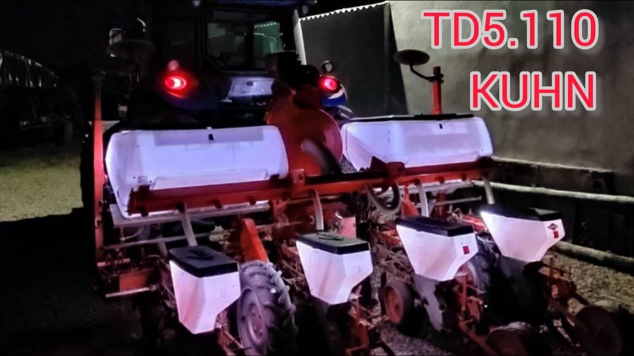 TD5.110 traktorida KUHN bilan chigit ekish | Cotton planting | Посев хлопка