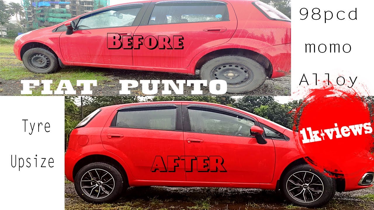 Fiat Punto-Wheel Upsize | Rare 98 pcd Alloy by the giant 