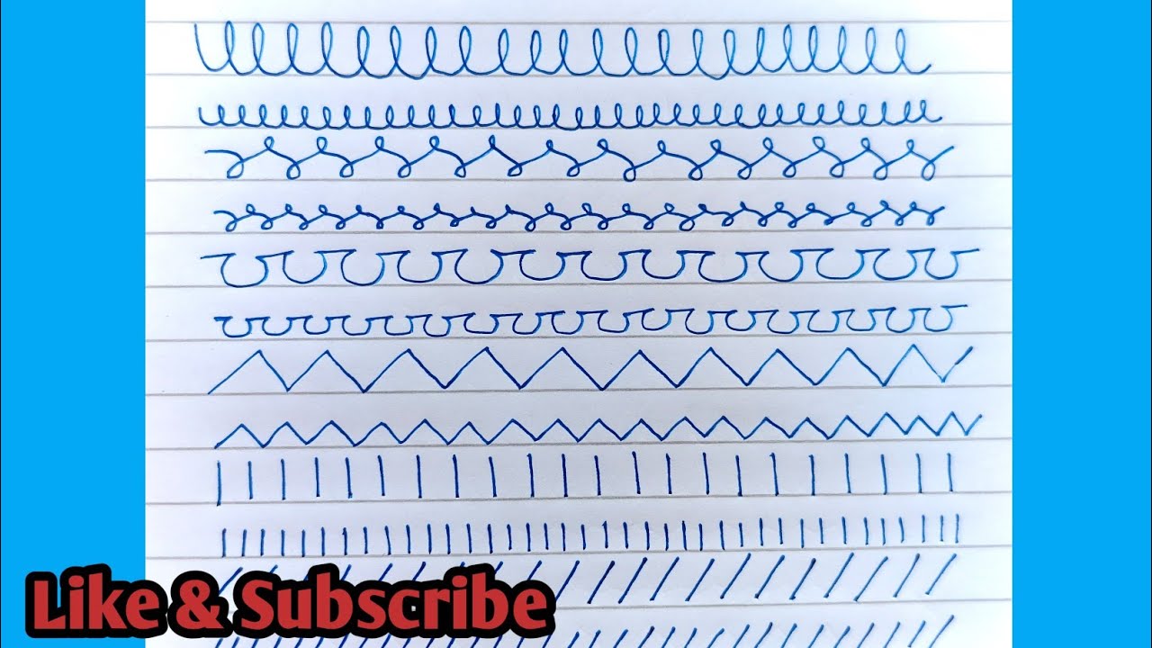 How To Improve Handwriting ? ✍️ Handwriting Practice Strokes For Beginners 