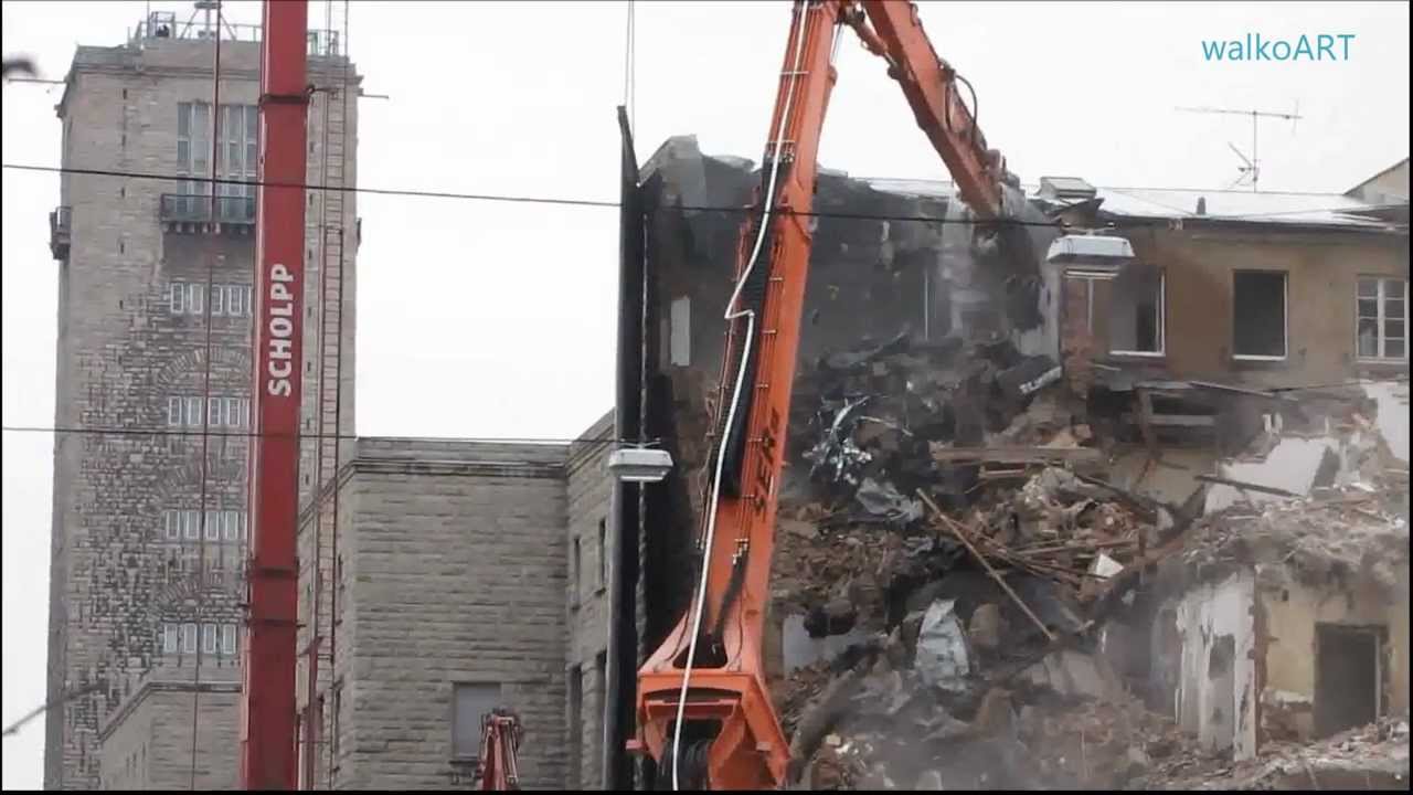 Abbruch Südflügel / Stuttgart - Hauptbahnhof S 21: - Dokumentation, 13.02.2012
