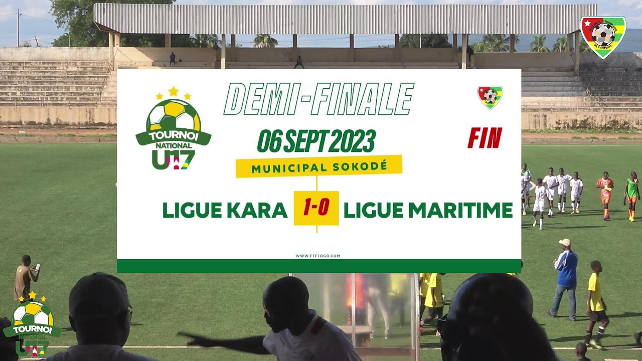 🎥 FTF Tournoi de détection U17 , demi-finales à 🏟 Sokodé