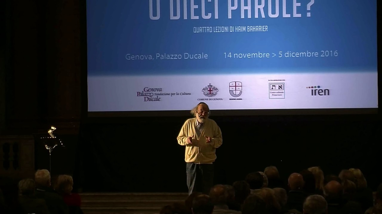 Dieci comandamenti o dieci parole? Haim Baharier - 1a lezione