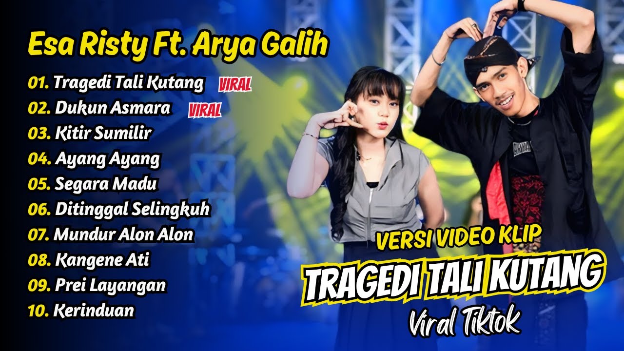 Esa Risty Ft Arya Galih - TRAGEDI TALI KUTANG - DUKUN ASMARA || FULL ALBUM DANGDUT KOPLO
