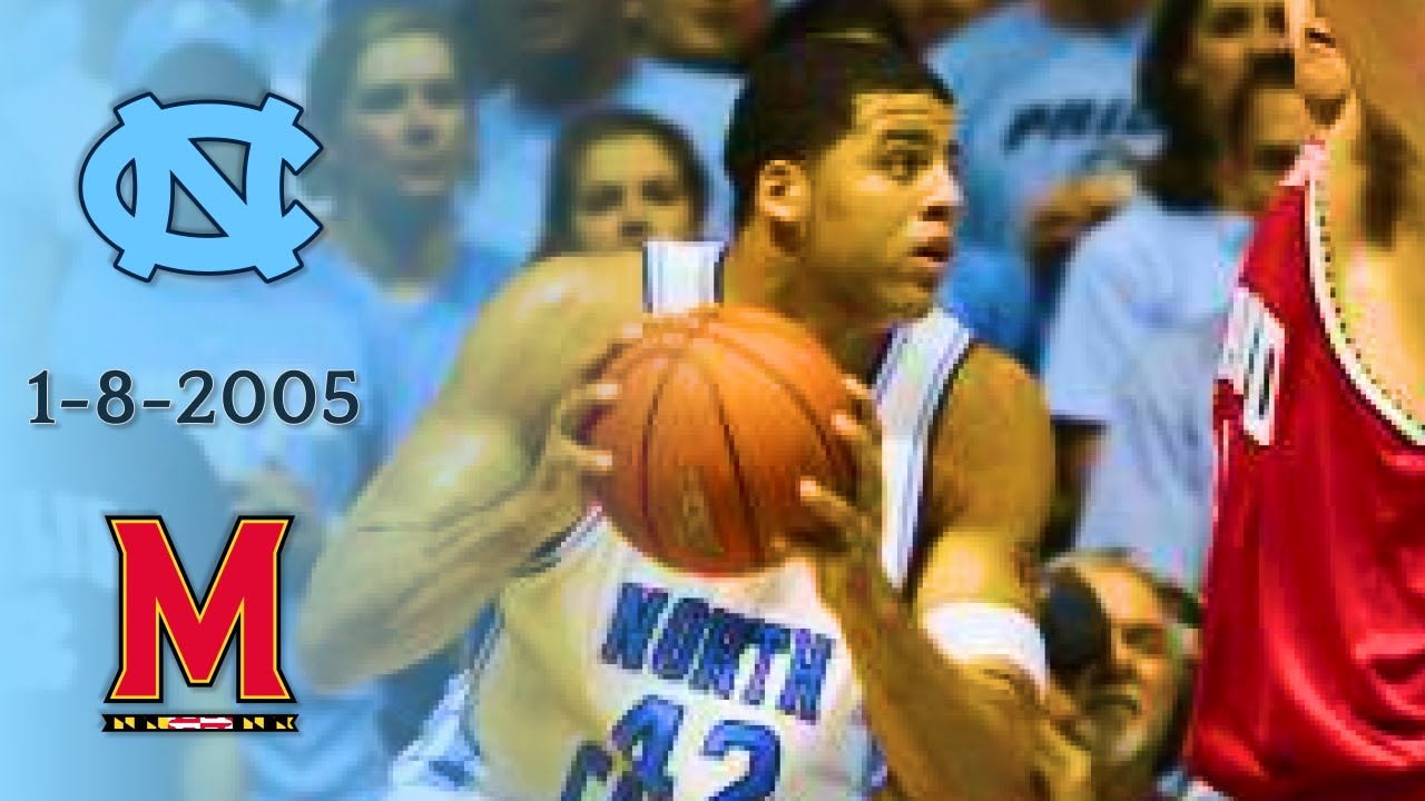 UNC Basketball: #4 North Carolina vs #21 Maryland | 1-8-2005 | Full Game