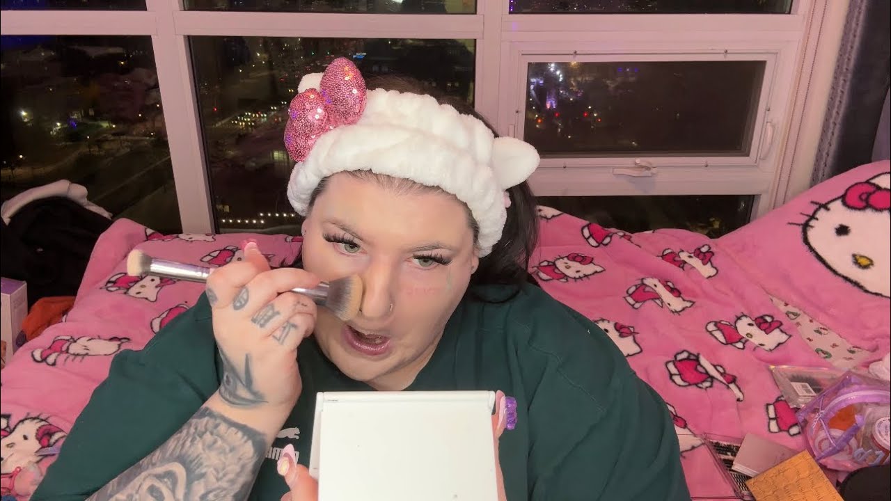 GRWM TO HAVE A SLUMBER PARTY
