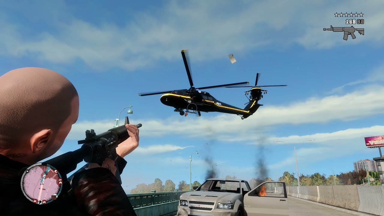 GTA IV TLAD - 6 Star Wanted Level + Escaped