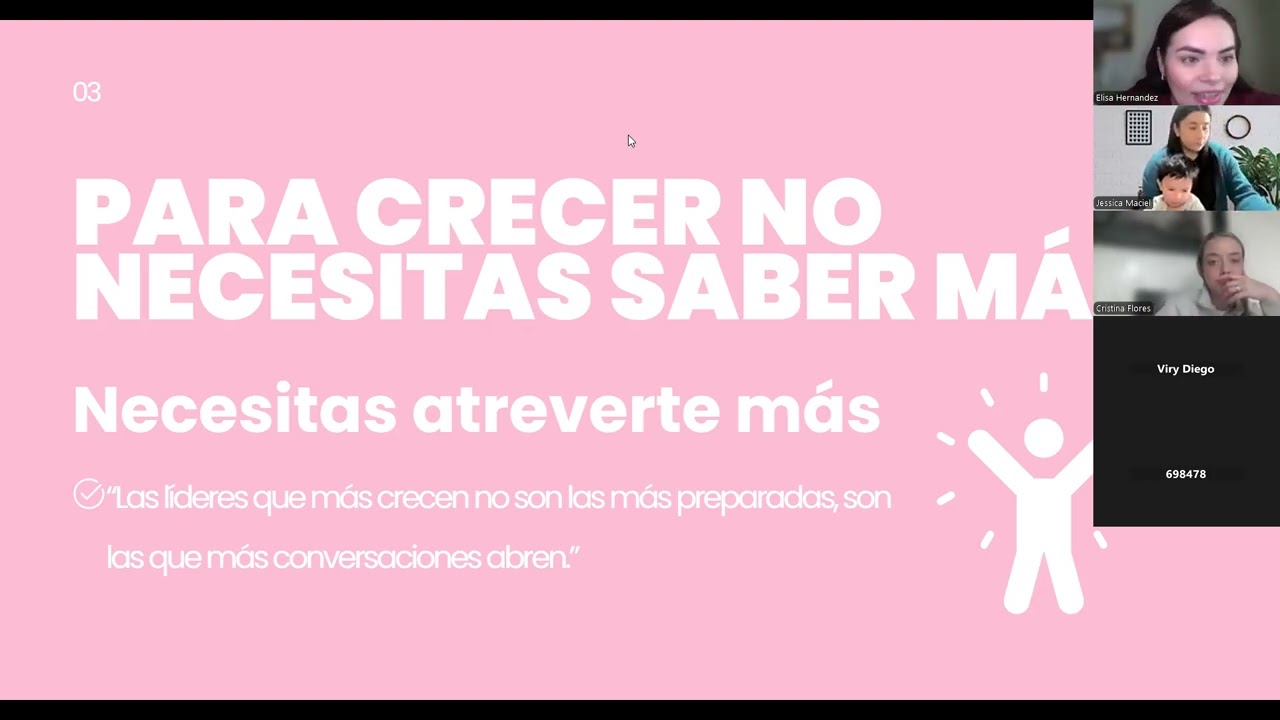 Necesitas ser valiente. Mastermind con Elisa Hernandez