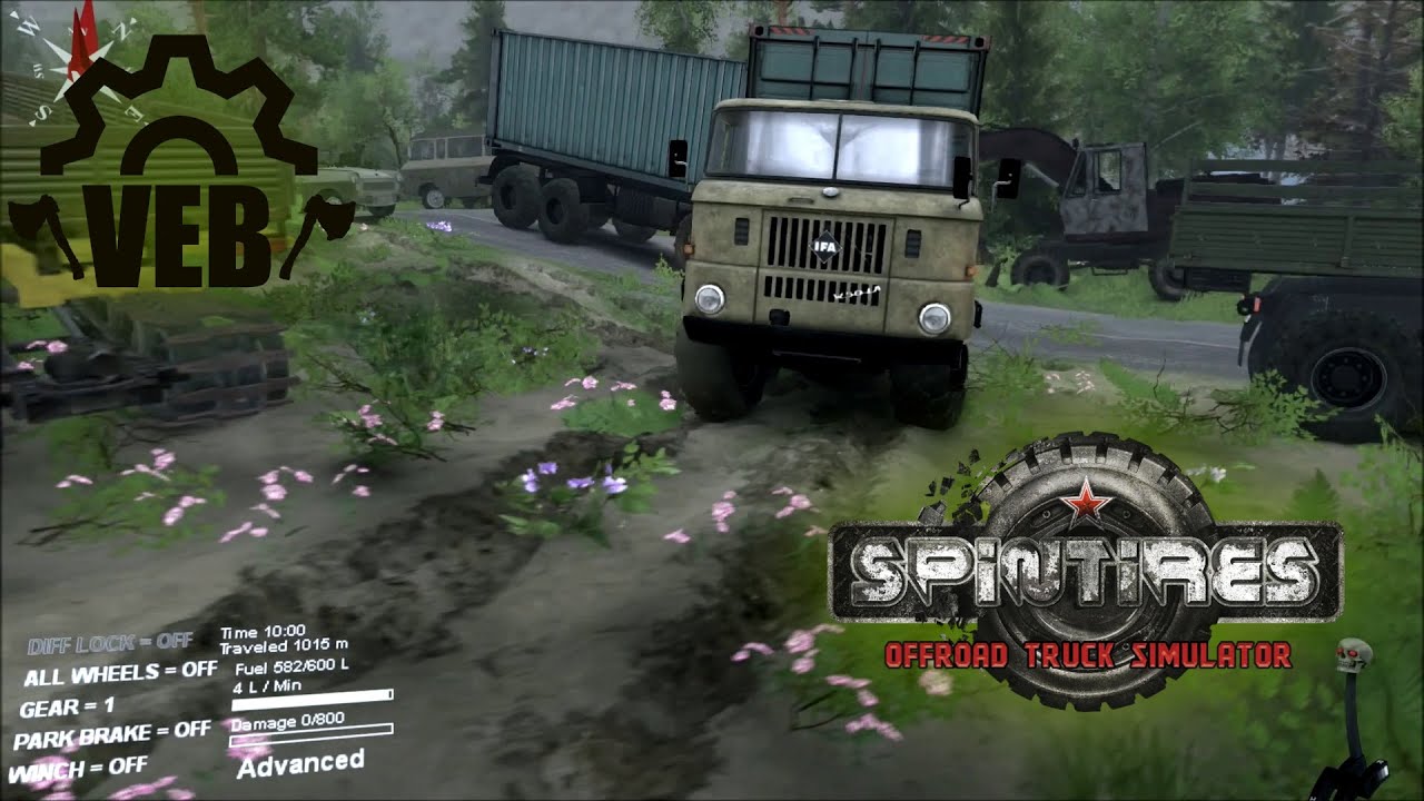 Spintires Reloaded | VEB Forst | Distant Land EP4 | To The Garage | IFA W50 8x8