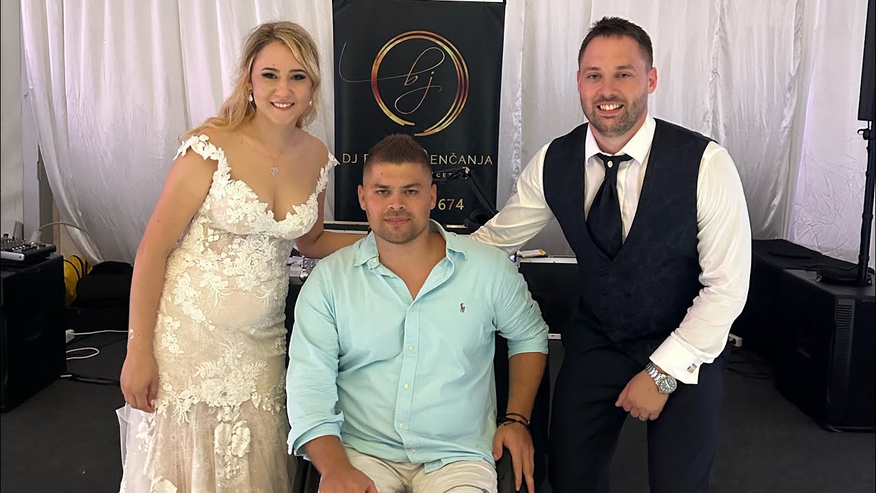Atmosfera uz DJ Boboy-a na vjenčanju Pamela & Antonio (150ljudi Odranski Ribic)