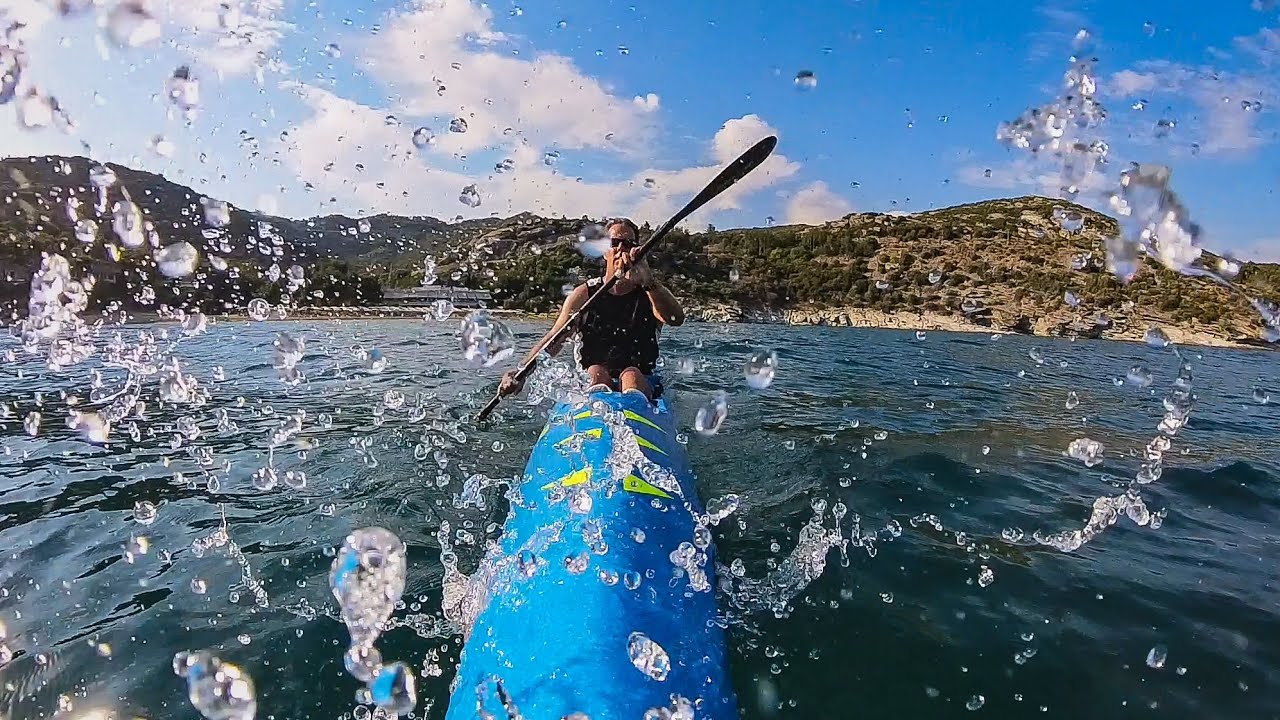 Nelo 510 surfski @ Tosca Beach, Kavala, Greece | July 2023