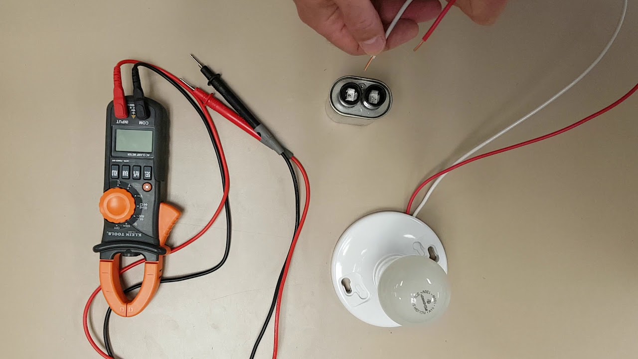 Vérification d'un condensateur moteur