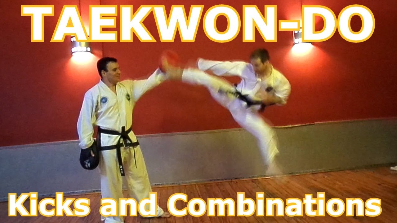 Taekwon Do Kicks and combinations training