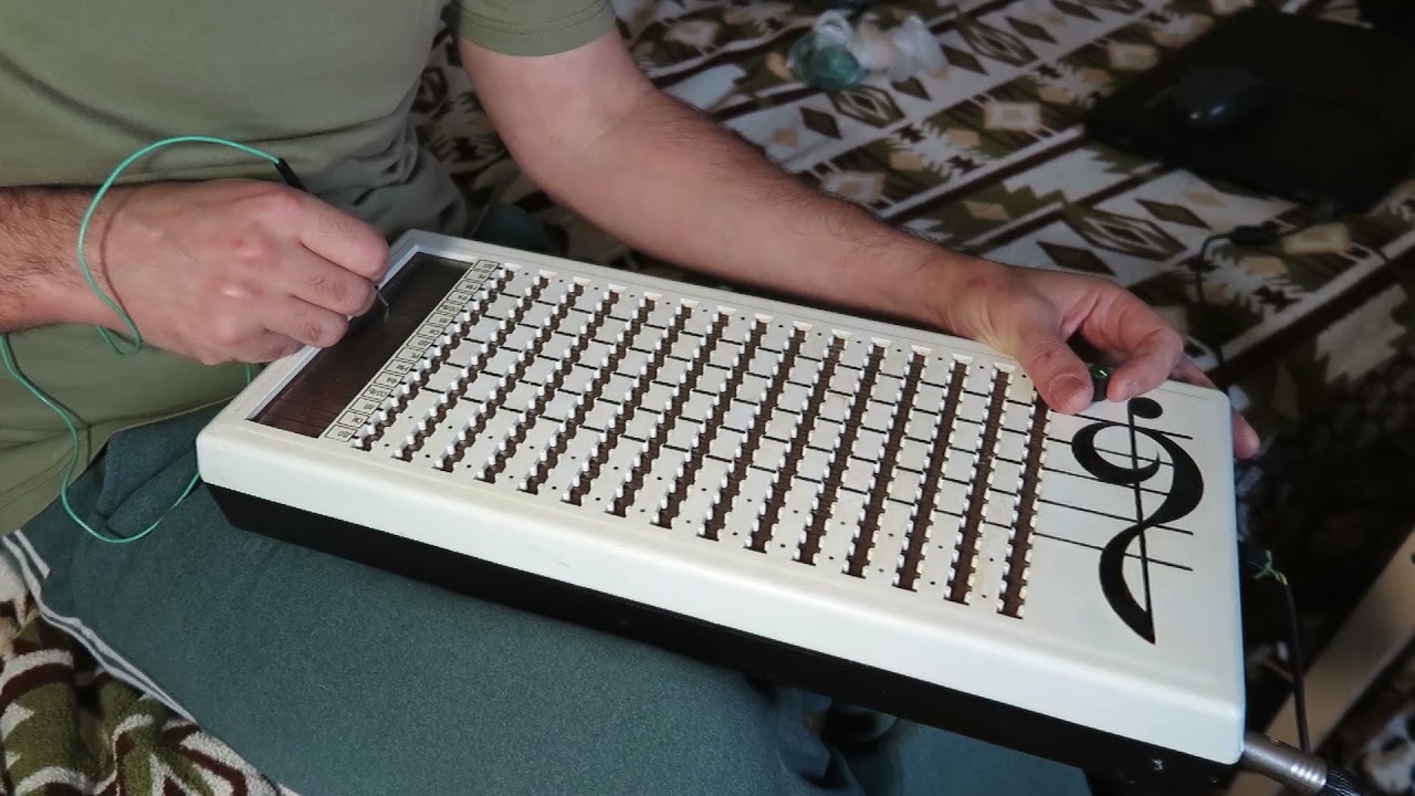 Azbuka Soviet USSR vintage programmable giant stylophone.