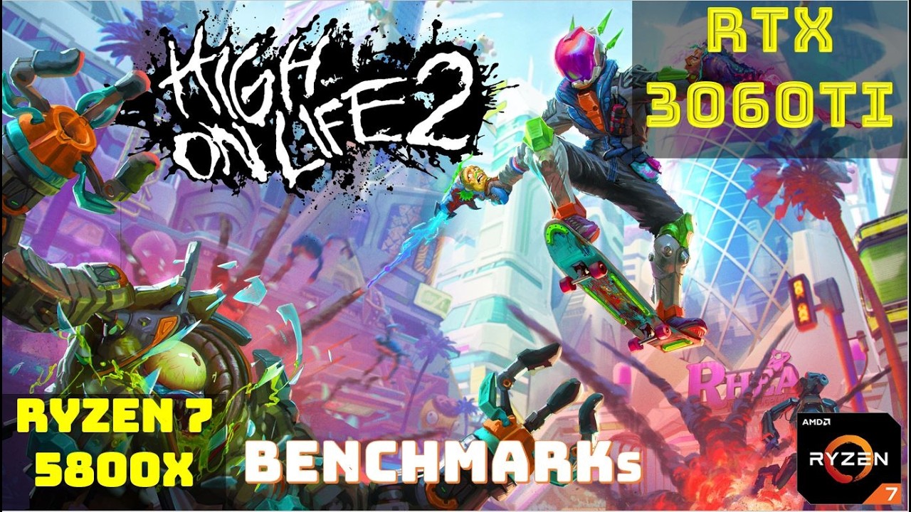High on Life 2 RTX 3060Ti - 1440p - All Settings - DLSS | Performance Benchmarks