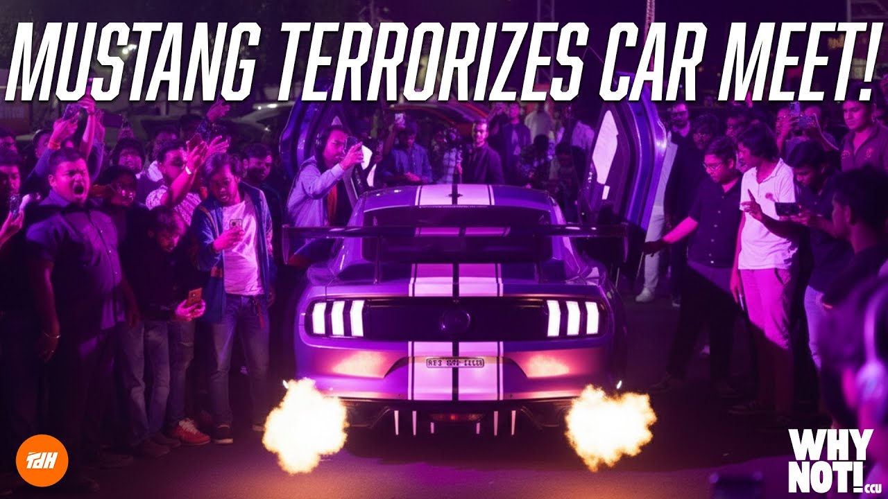 Ford Mustang terrorizes car meet in Kolkata! Why Not CCU | TDH Vlogs