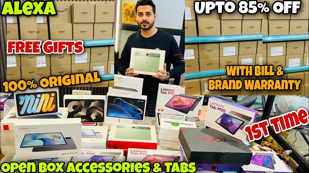 Open Box Accessories & Tabs | Upto 85% OFF | FREE Gifts | 100% Original | Warranty | Capital Darshan