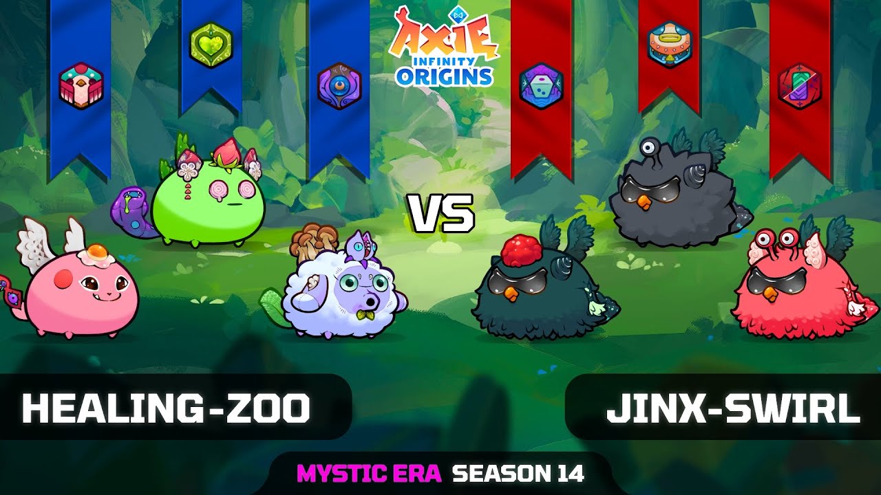 HEALING-ZOO vs JINX-SWIRL | SEASON 14 | AXIE INFINITY ORIGINS