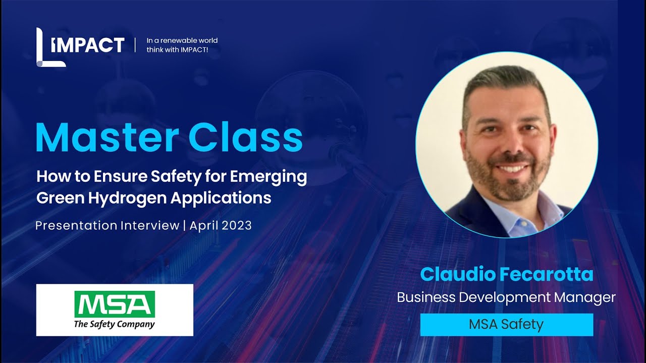 CGHA2023 Master Class: How to Ensure Safety for Emerging Green Hydrogen Applications