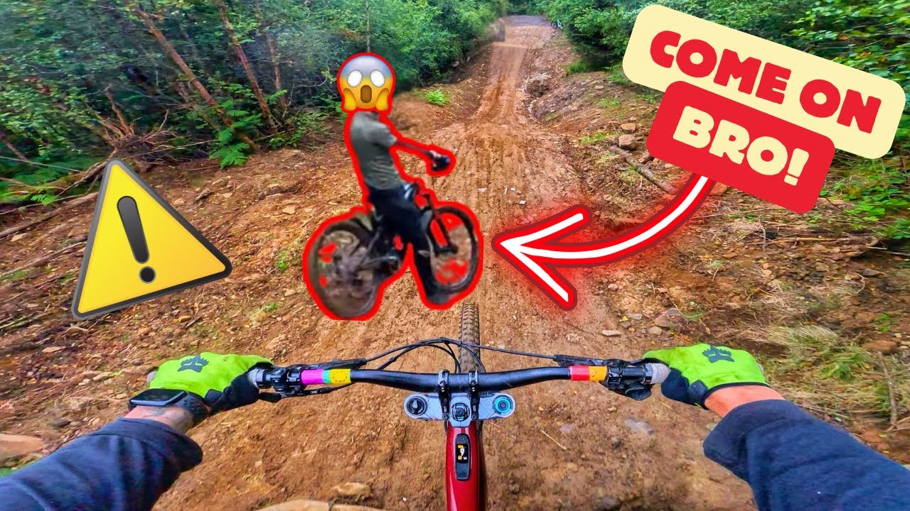 RIDERS SAT ON THE JUMP?!😱| BikePark Wales Red Trail POV