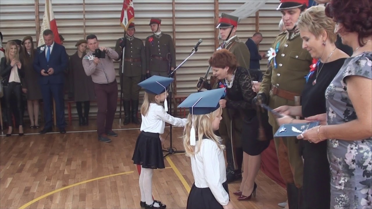 ślubowanie klas pierwszych SP Krasnobród 2018